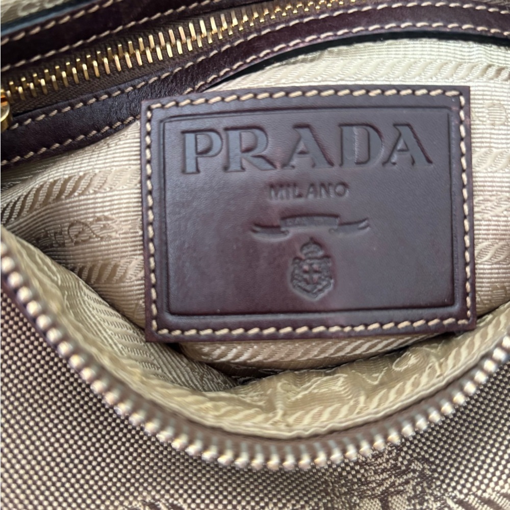 Prada Beige and Brown crossbody bag - Picture 4 of 8